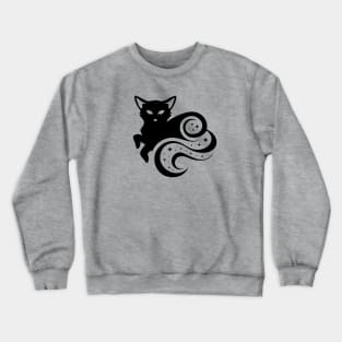 Black Fox Spirit Animal Crewneck Sweatshirt